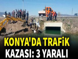 Konyada trafik kazası: 3 yaralı