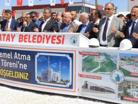 Yeni Özlem Camiinin temeli atıldı