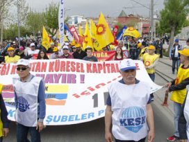Konyada 1 Mayıs kutlaması