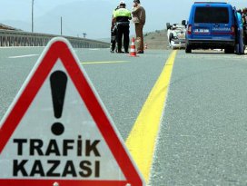 Akşehirde trafik kazası: 1 yaralı