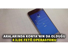 Konyada FETÖ operasyonu