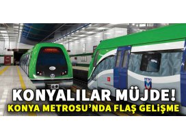 Konya Metrosunda flaş gelişme