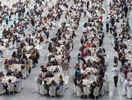Konyada şehit aileleri ve gazilere iftar