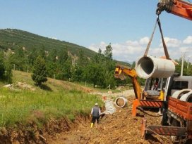 Seydişehir’de yağmur suları kontrol altında