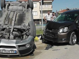 Konya’da trafik kazası: 4 yaralı