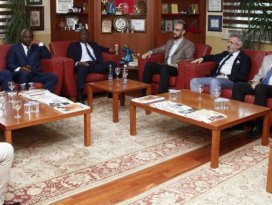 MÜSİAD Konya Şubesi Zambiya heyetini ağırladı