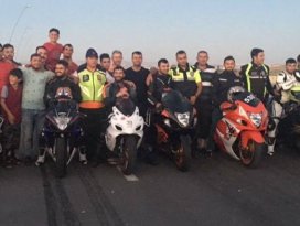 Kayserili moto dragçılar Konya yolcusu