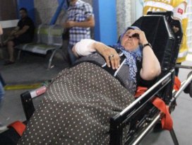 Konyada maganda kurşunu Suriyeli kadını yaraladı