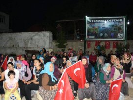 Ahırlı 15 Temmuzu unutmadı