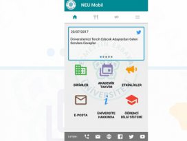 NEÜ Mobil tercih döneminde ilgi arttı