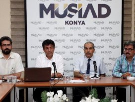 MÜSİADda “Kamu-Üniversite-Sanayi İşbirliği” konusu anlatıldı