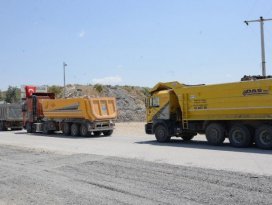 Hafriyat kamyonları kameralarla takip ediliyor