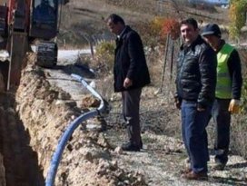 Beyşehir bahçe evleri suya kavuştu