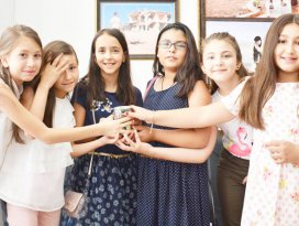 Çocuklardan ihtiyaç sahipleri için hediyelik projesi