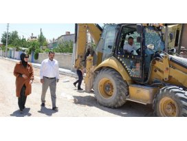 Meram’da hastane yolları düzenleniyor