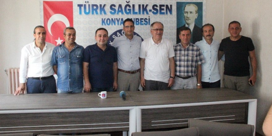 Mustafa Kalaycı’dan Türk Sağlık-Sen’e destek