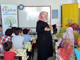 Aile Destek Merkezi uzmanlarından Kur’an Kursu öğrencilerine eğitim
