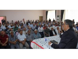Recep Konuk Altınekin’de çiftçilerle buluştu
