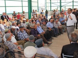 Recep Konuk, çiftçilerle buluşmaya devam ediyor