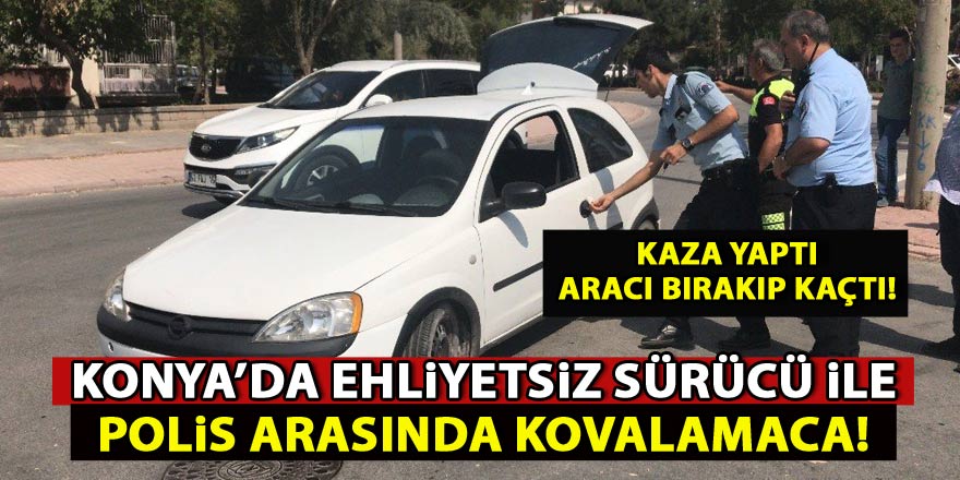 Sürücü kaçtı polis kovaladı