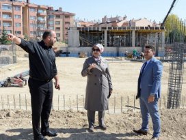 Aşkan Spor Kompleksi yapımı devam ediyor