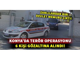 Konyada terör operasyonu: 6 gözaltı