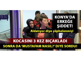 Konyada erkeğe şiddet!