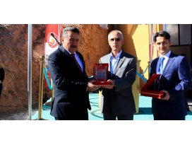 Seydişehirde Kaymakam ve Belediye Başkanına teşekkür plaketi