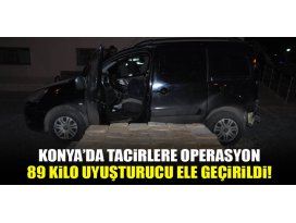 Konyada uyuşturucu operasyonu