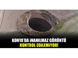 Konyada inanılmaz görüntü! Kontrol edilemiyor