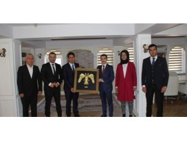 Ülkü Ocaklarından Emniyet Müdürüne ziyaret