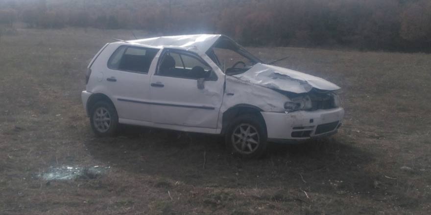 Konyada otomobil devrildi! 1 ölü