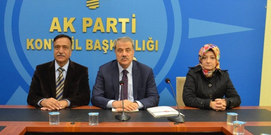 AK Partili Kaleli, Konya ve ülke gündemini değerlendirdi