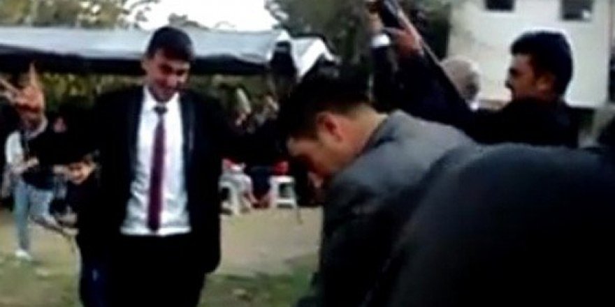 Düğünde kalabalığın içerisinde defalarca havaya ateş açtılar