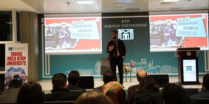 Erbakan Malkoç, KTO Karataylılarla söyleşide bir araya geldi