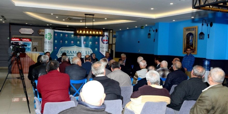 Meram’da halk toplantıları sürüyor