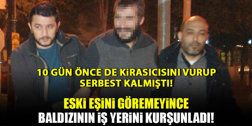 Eski eşini göremeyince baldızının dükkanını kurşunladı