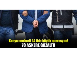 Konyada FETÖnün askeri mahrem imamlarına operasyon