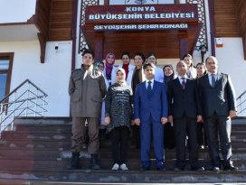 Kaymakam Erdoğandan ziyaret