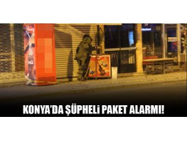 Konya’da şüpheli valiz fünye ile patlatıldı