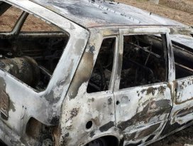 Konyada çalınan otomobilin kundaklandığı iddiası