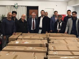 Konya’da 25 engelliye tekerlekli sandalye