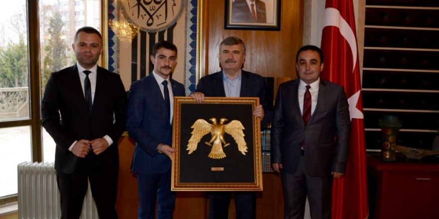 Ülkü Ocaklarından Başkan Akyürek’e ziyaret
