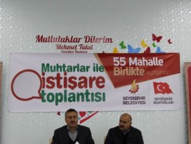 Başkan Tutal, muhtarlarla karla mücadele toplantısı düzenledi