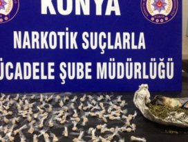 Uyuşturucuyu bahçe duvarına sakladılar