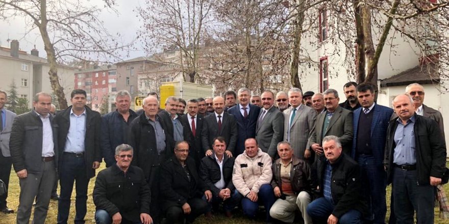Babaoğlu ve Tüfekci Seydişehirde muhtarlarla buluştu
