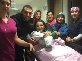 Konya’da yeni yılın ilk bebeği