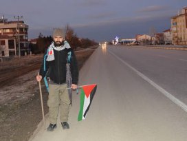 ABDnin Kudüs kararına tepki için yürüyor