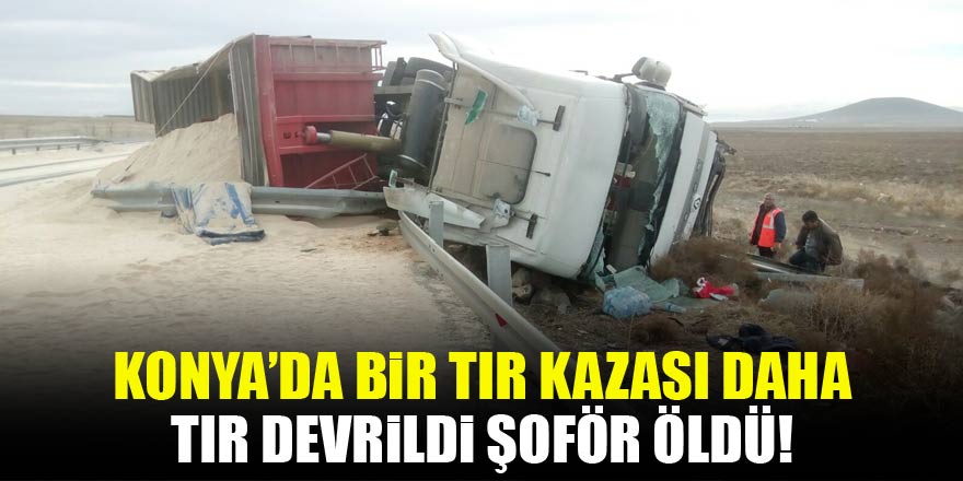 Konyada trafik kazası: 1 ölü