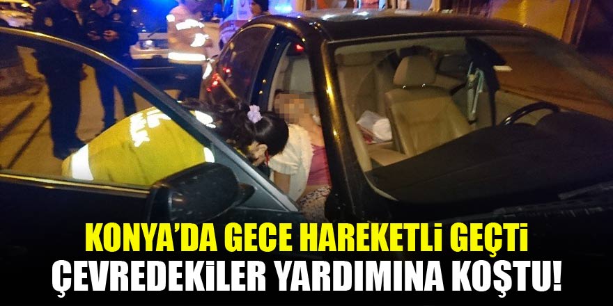 Konyada alkol alan genç kız yarı baygın bulundu
